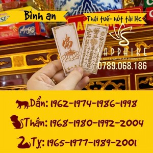 LINH PHÙ THÁI TUẾ BÌNH AN 2022